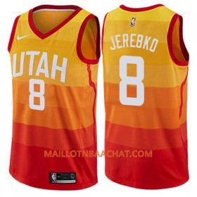 Maillot NBA Utah Jazz Jonas Jerebko 8 Nike City Edition Swingman - Homme